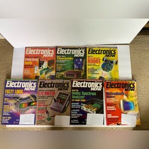Electronics Now vintage magazines 1996 lot of 7 issues